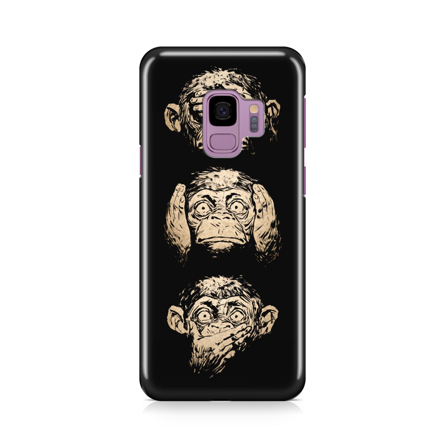 3 Wise Monkey Galaxy S9 Case