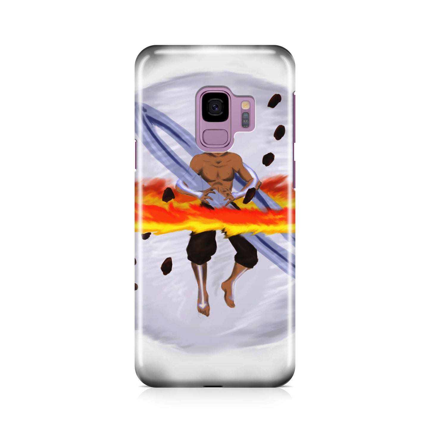 Avatar Aang Controls Four Elements Galaxy S9 Case