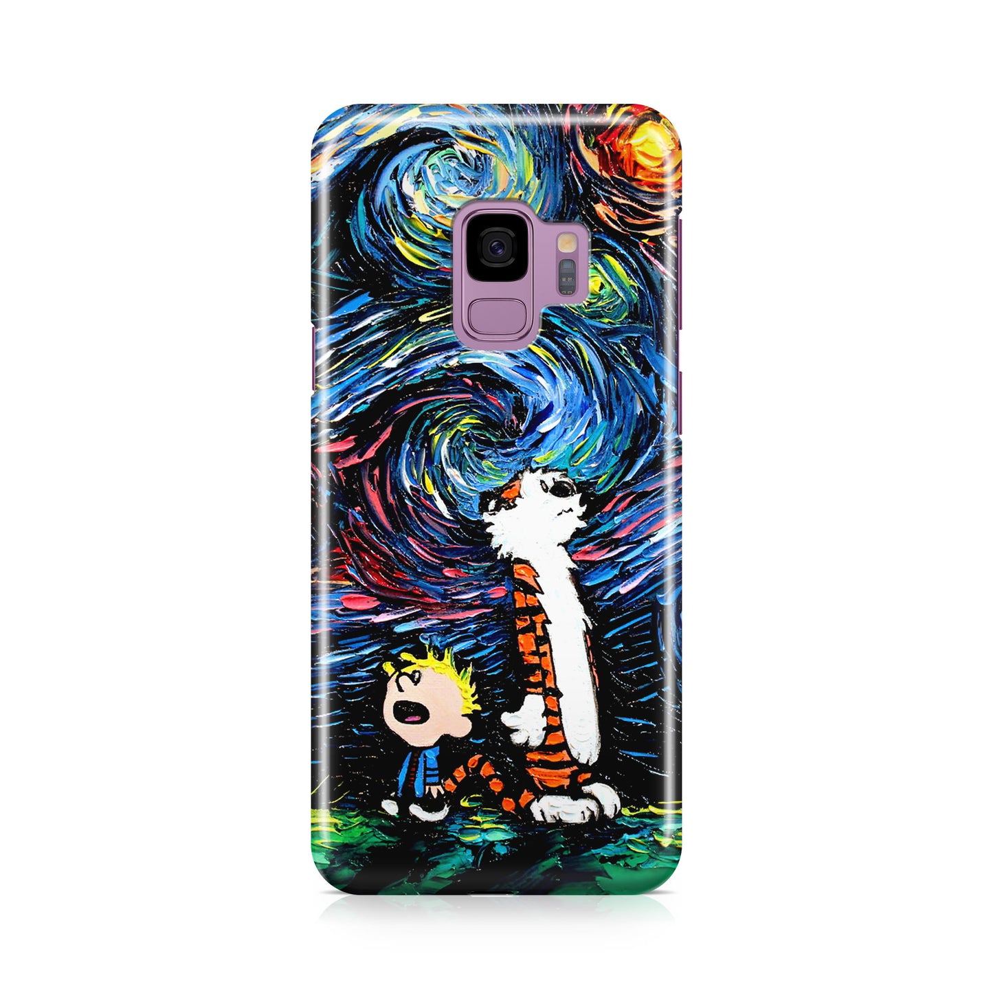 Calvin Art At Starry Night Galaxy S9 Case