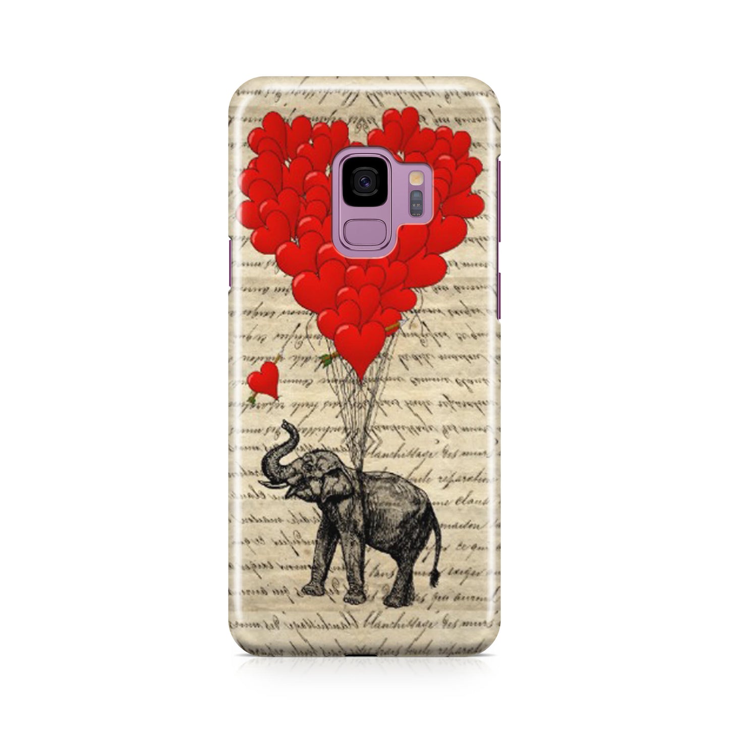 Elephant And Heart Galaxy S9 Case