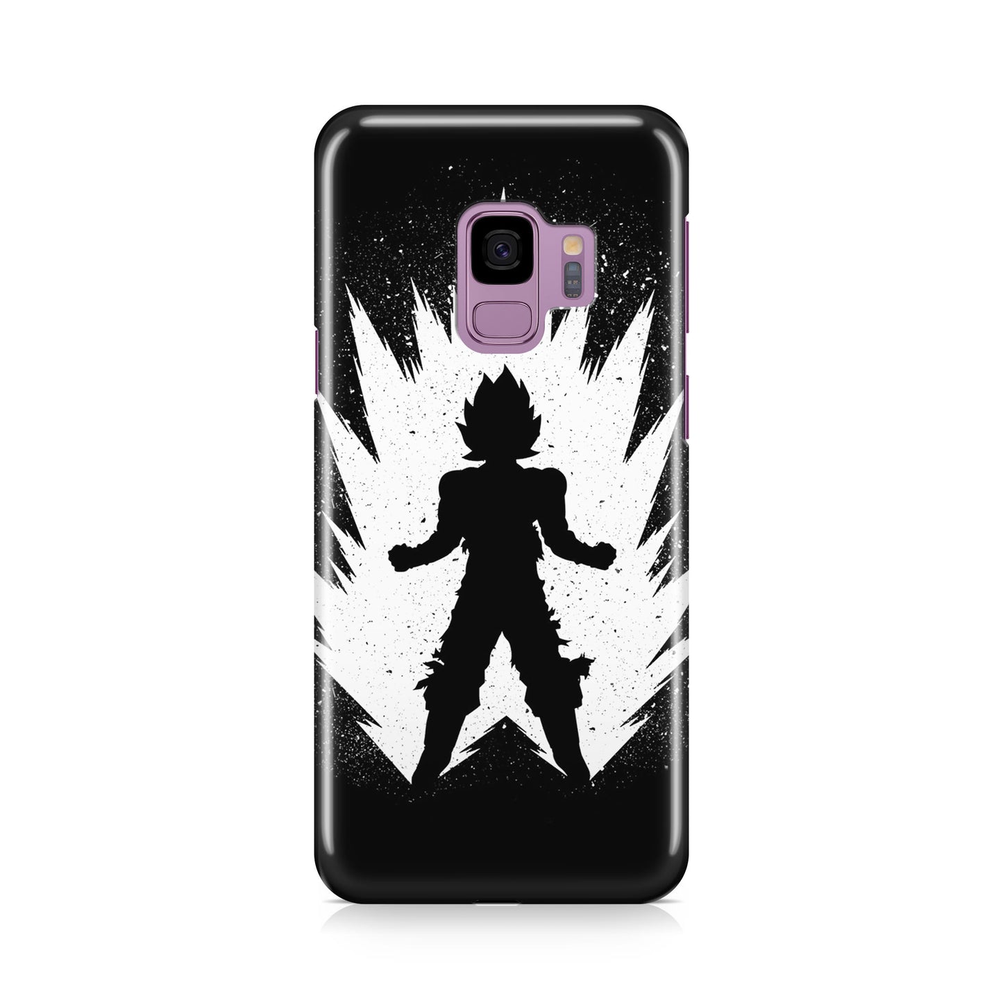 Goku Super Saiyan Black White Galaxy S9 Case