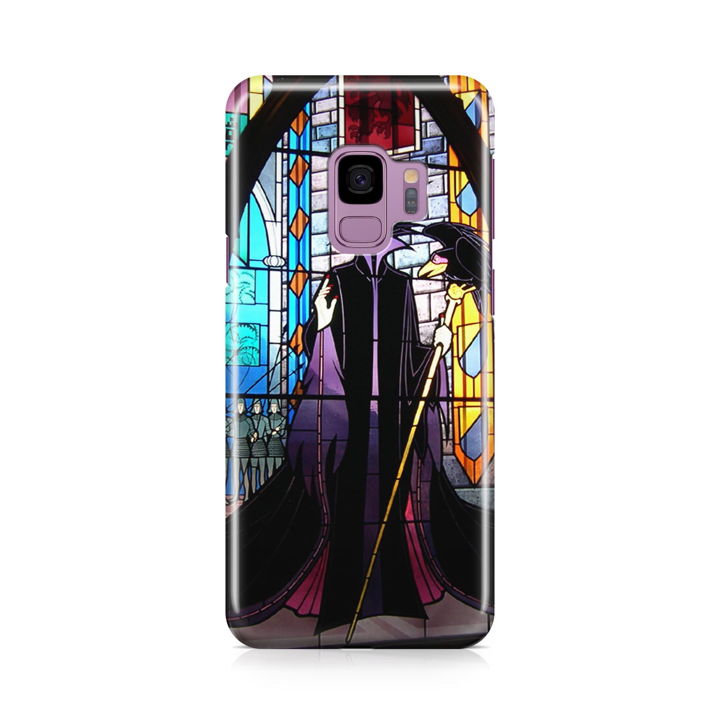 Maleficent Sleeping Beauty Glass Art Galaxy S9 Case