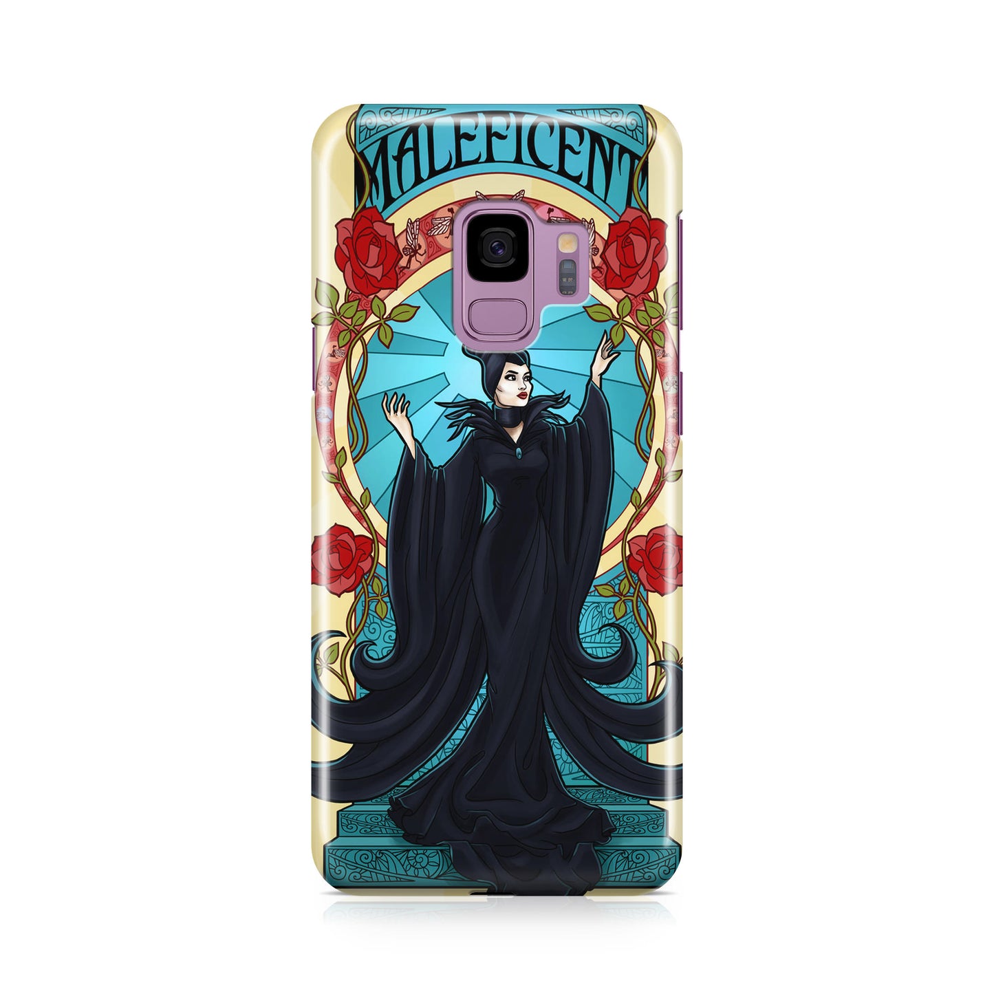 Maleficent With Flower Galaxy S9 Case