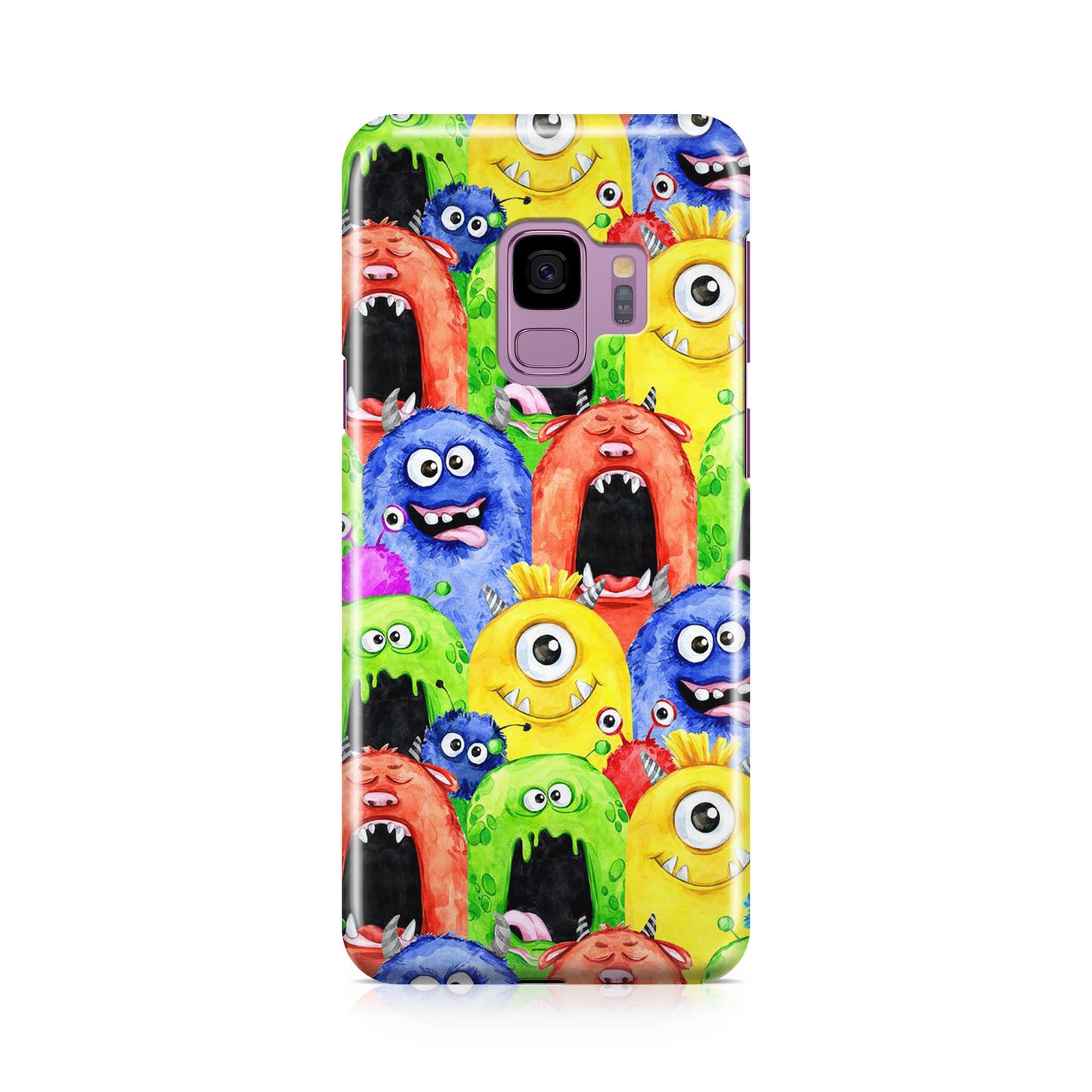 Monster Watercolor Art Galaxy S9 Case