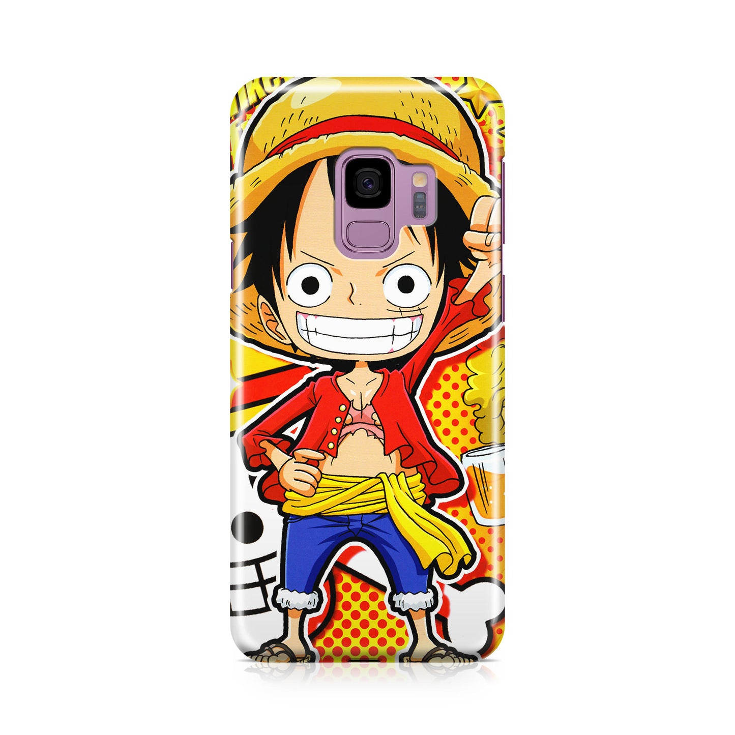 One Piece Cute Luffy Galaxy S9 Case