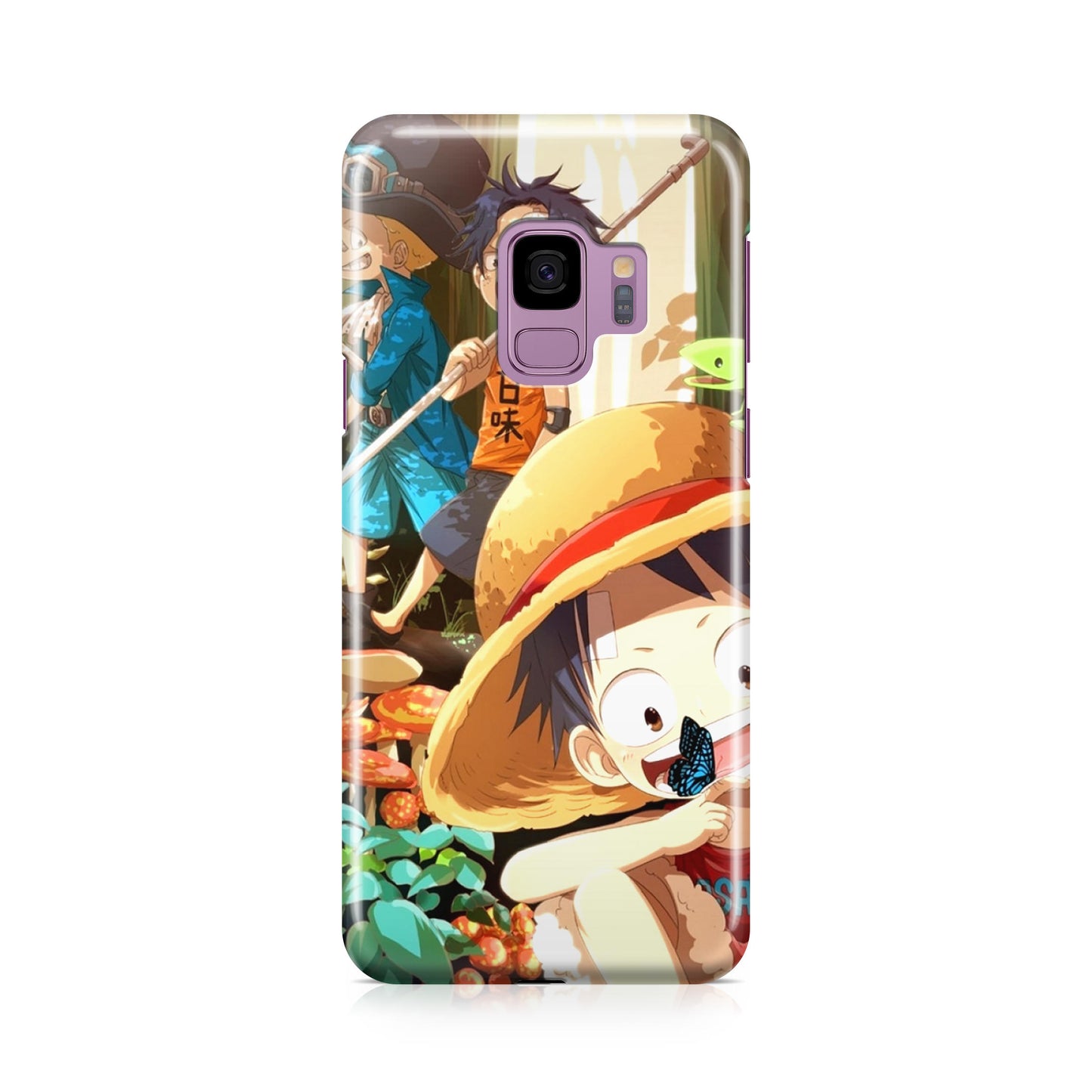 One Piece Little Sabo Ace Luffy Cute Galaxy S9 Case