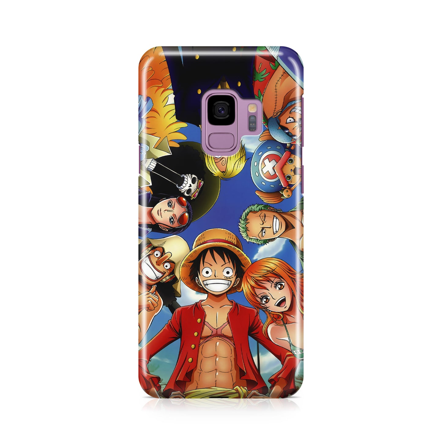 One Piece Luffy Crew Galaxy S9 Case