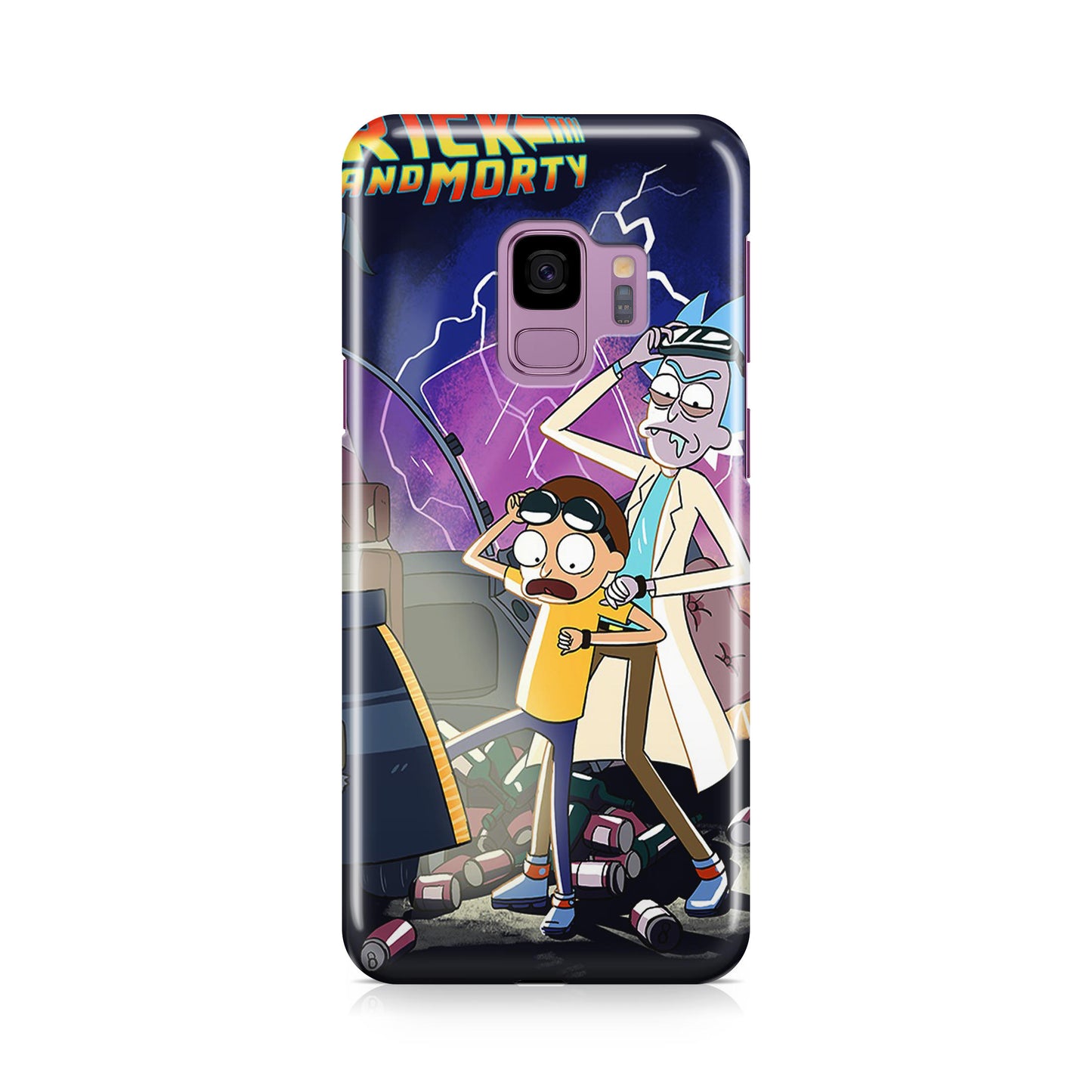 Rick And Morty Back To The Future Galaxy S9 Case