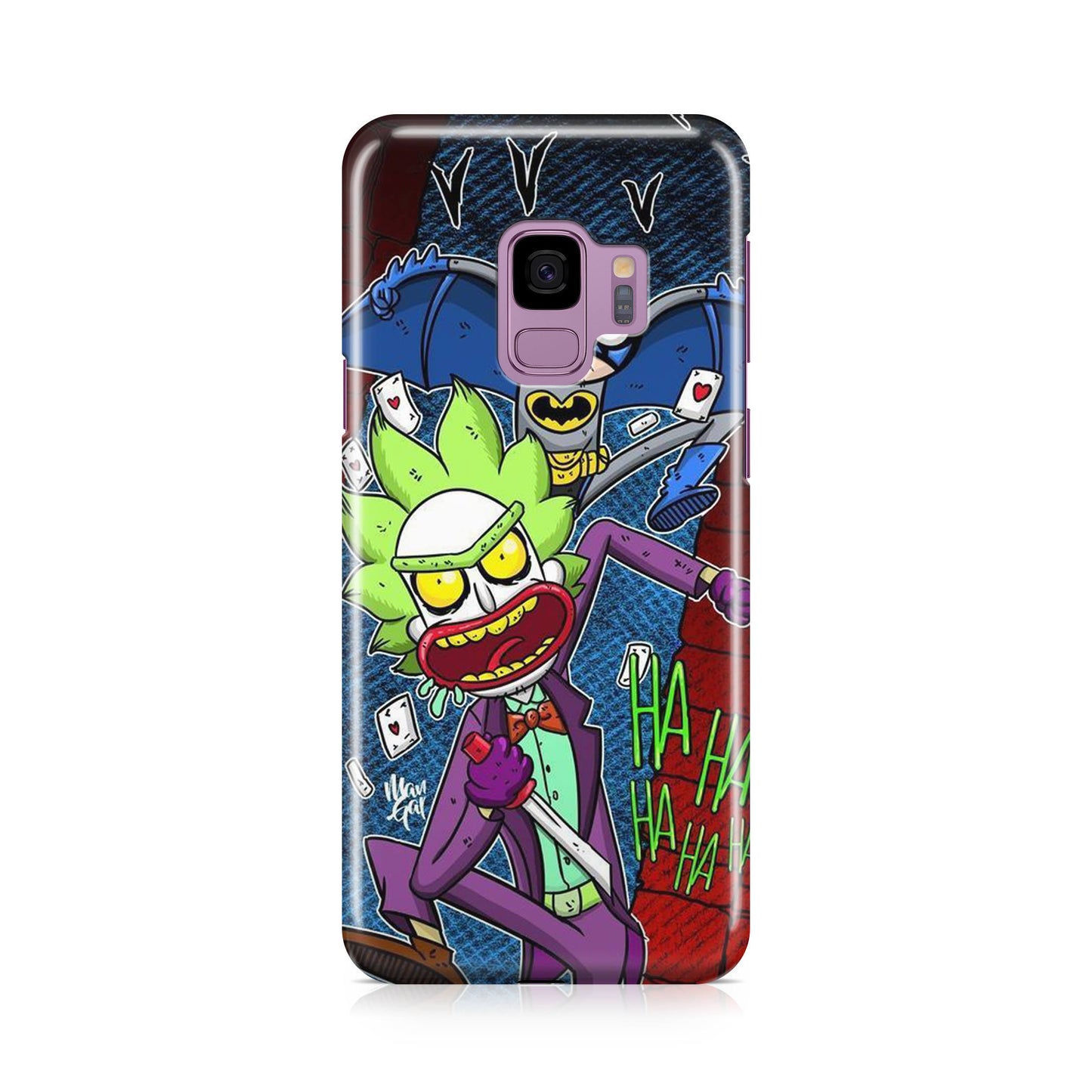 Rick And Morty Bat And Joker Clown Galaxy S9 Case