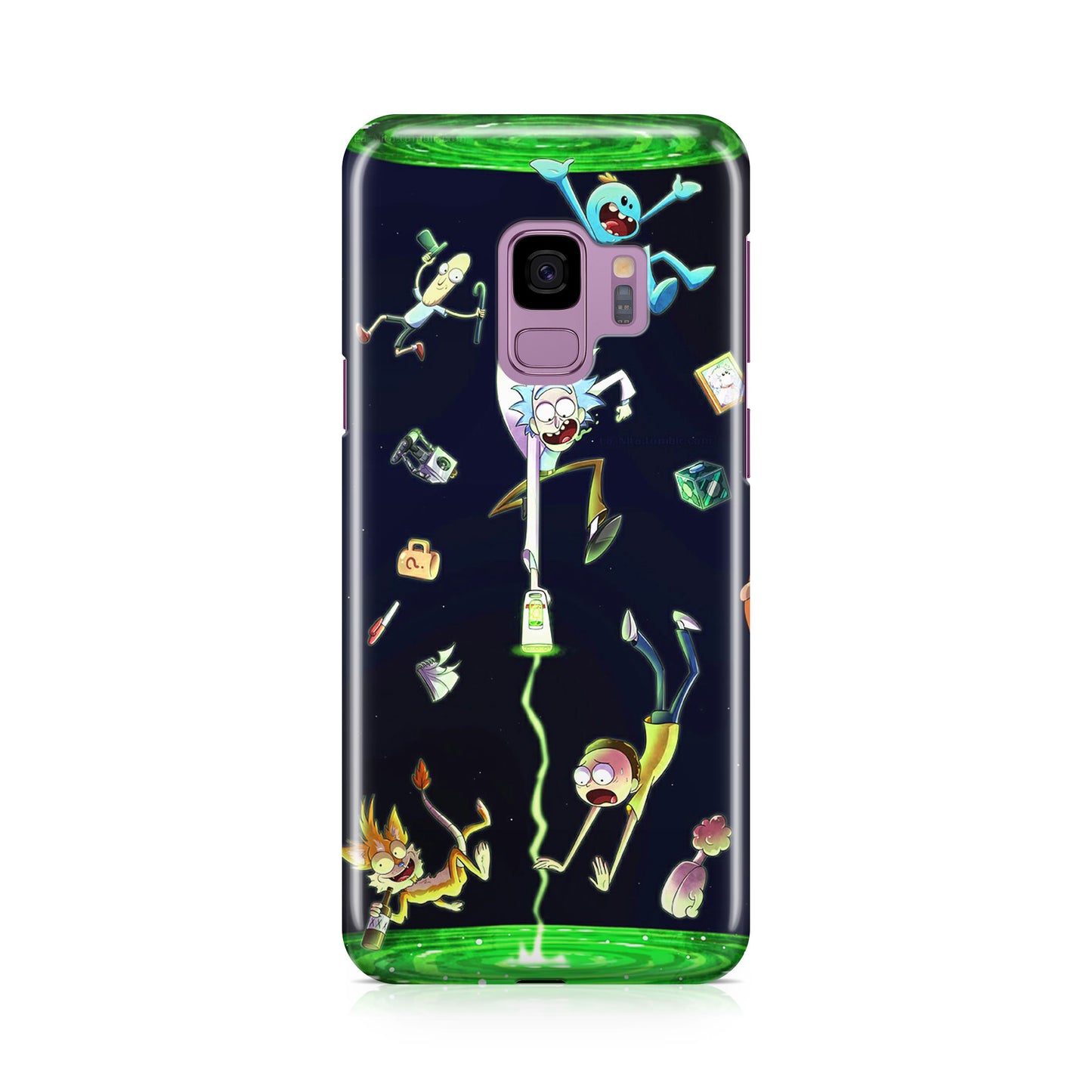 Rick And Morty Portal Fall Galaxy S9 Case