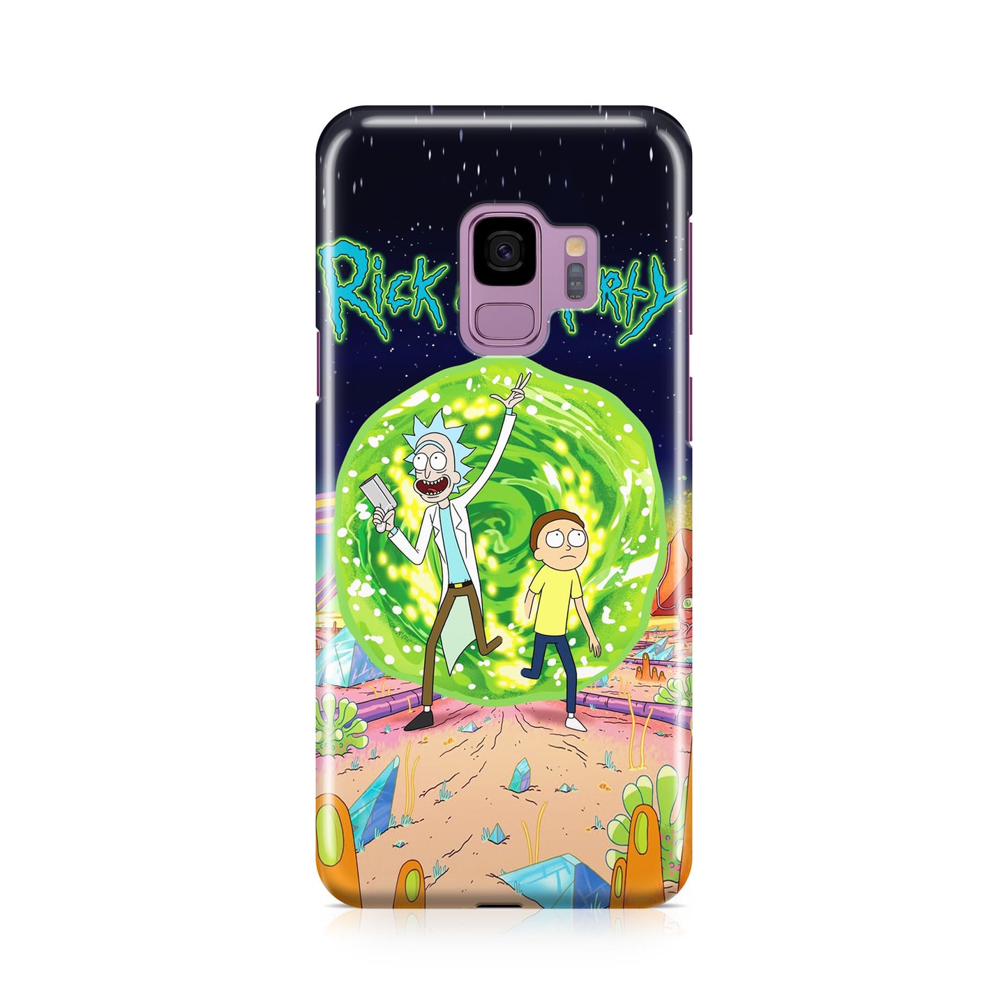 Rick And Morty Portal Gun Galaxy S9 Case