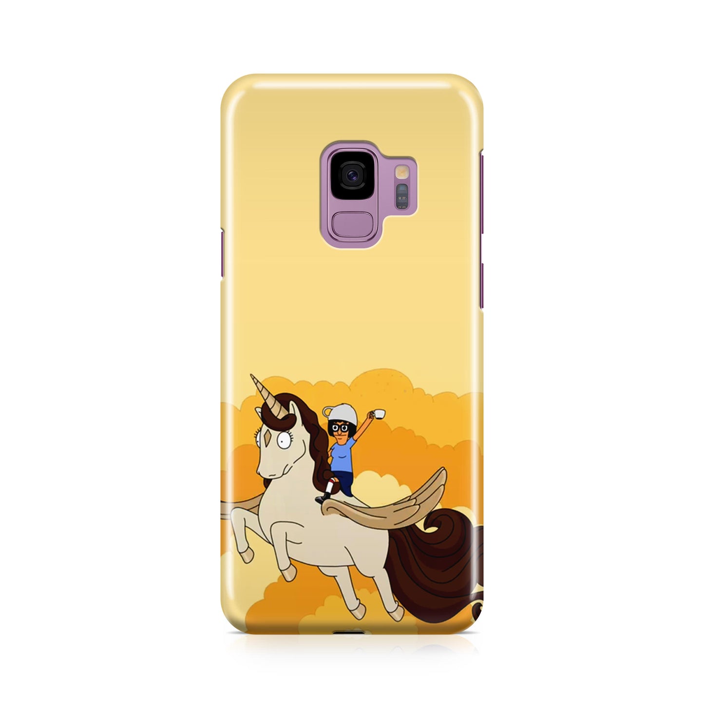 Tina Belcher And Unicorn Galaxy S9 Case