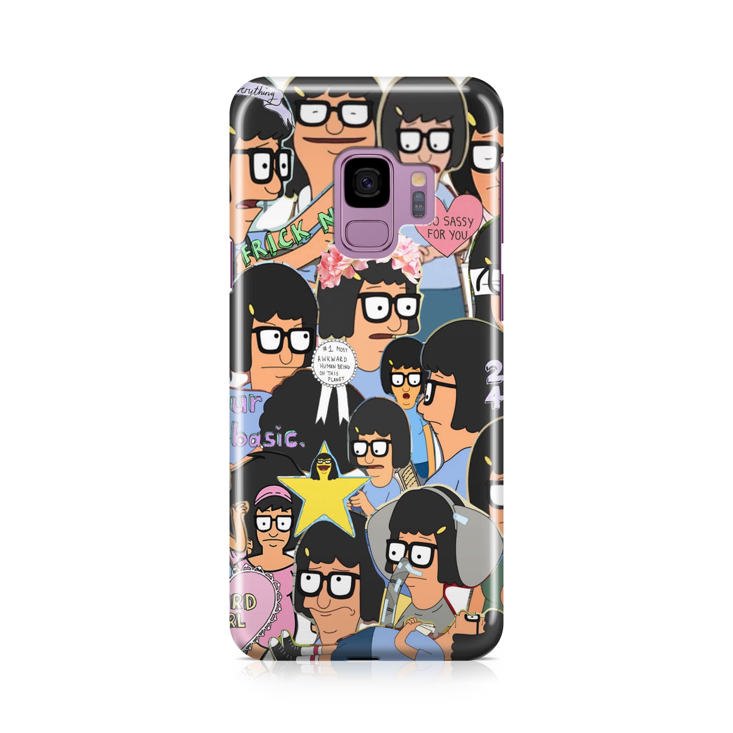 Tina Belcher Collage Galaxy S9 Case