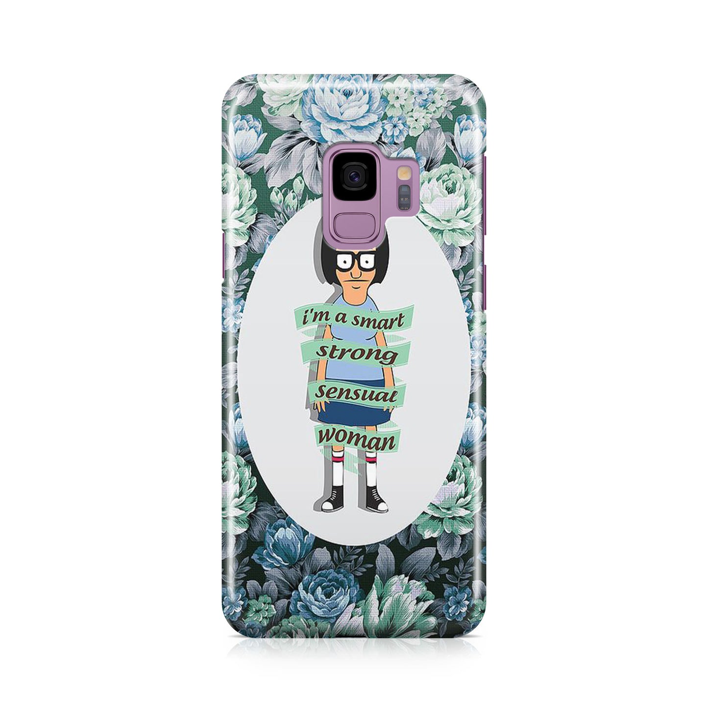 Tina Belcher Flower Woman Quotes Galaxy S9 Case