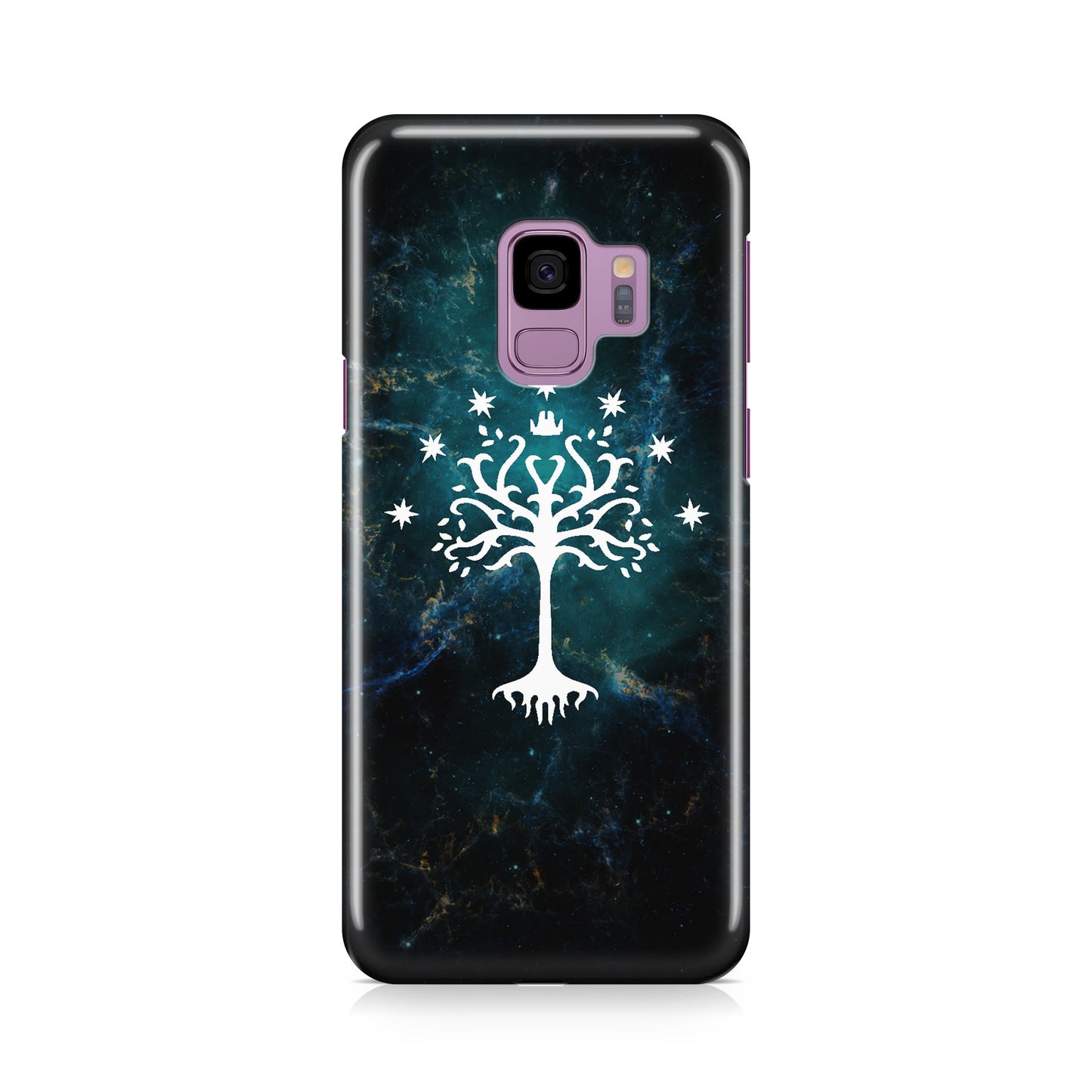 White Tree Of Gondor In Space Nebula Galaxy S9 Case