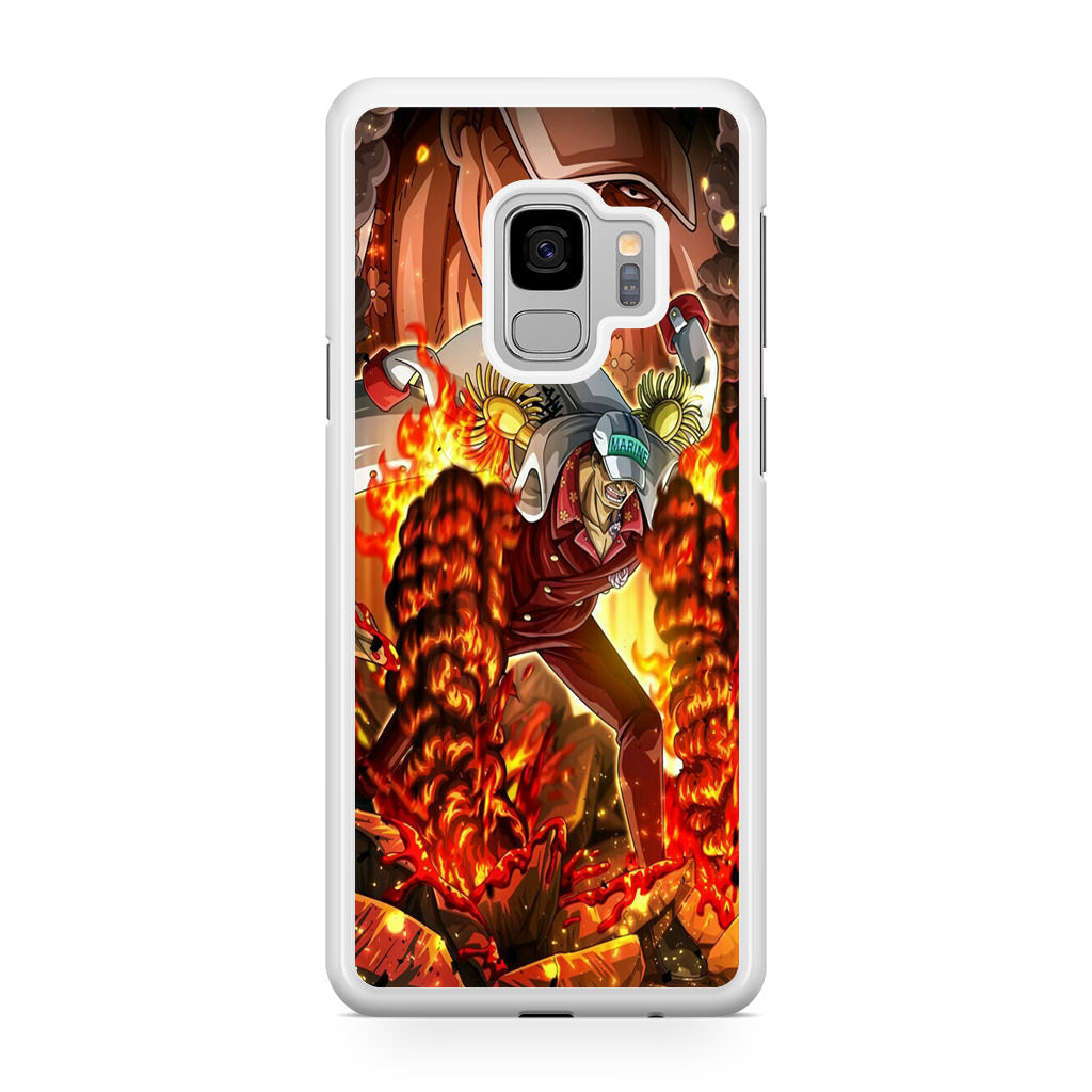 Akainu Exploding Volcano Galaxy S9 Case