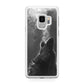 Howling Wolves Black and White Galaxy S9 Case