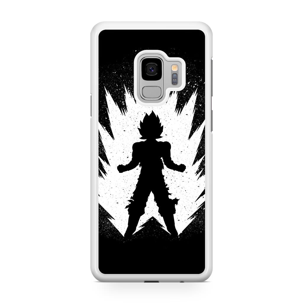Goku Super Saiyan Black White Galaxy S9 Case