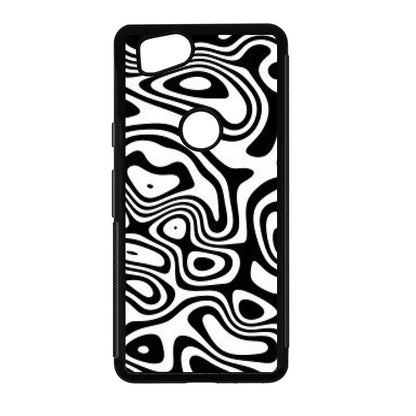 Abstract Black and White Background Google Pixel 2 Case