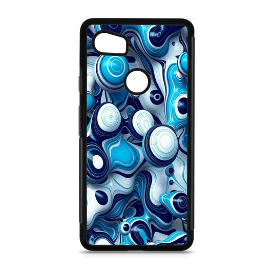 Abstract Art All Blue Google Pixel 2 XL Case