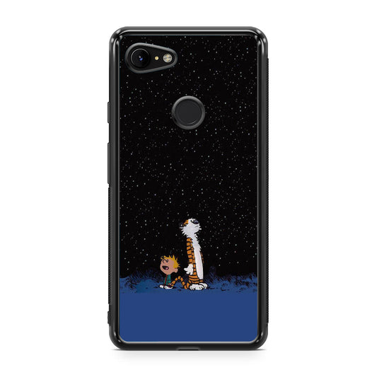 Calvin and Hobbes Space Google Pixel 3 / 3 XL / 3a / 3a XL Case