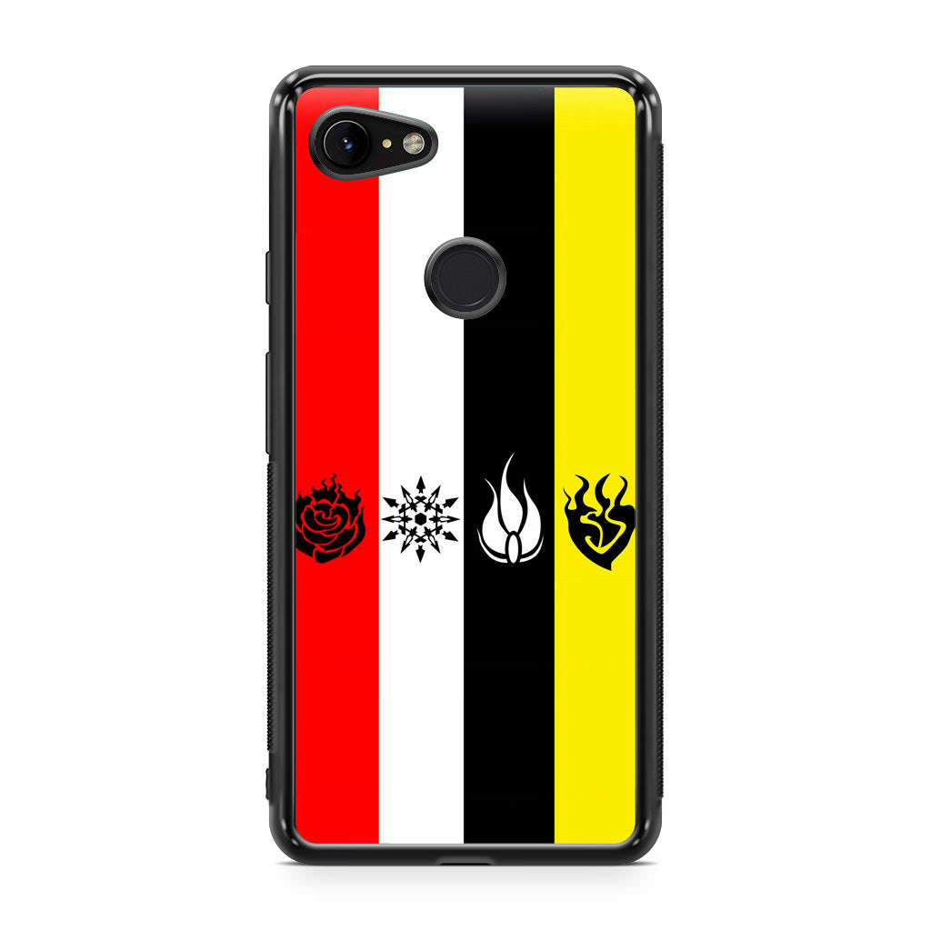 RWBY All Symbols Google Pixel 3 / 3 XL / 3a / 3a XL Case