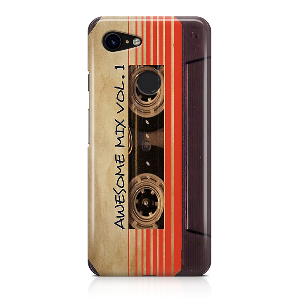 Awesome Mix Vol 1 Cassette Google Pixel 3 3 XL 3a 3a XL Case