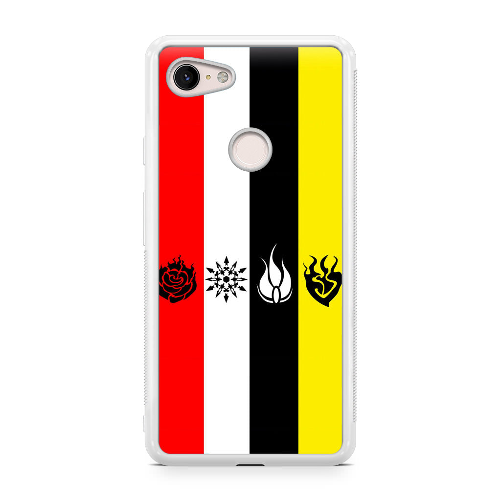 RWBY All Symbols Google Pixel 3 / 3 XL / 3a / 3a XL Case