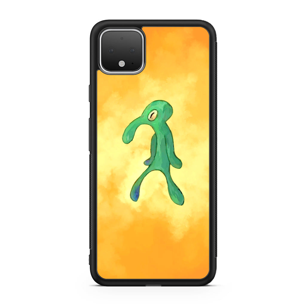 Bold and Brash Squidward Painting Google Pixel 4 / 4a / 4 XL Case
