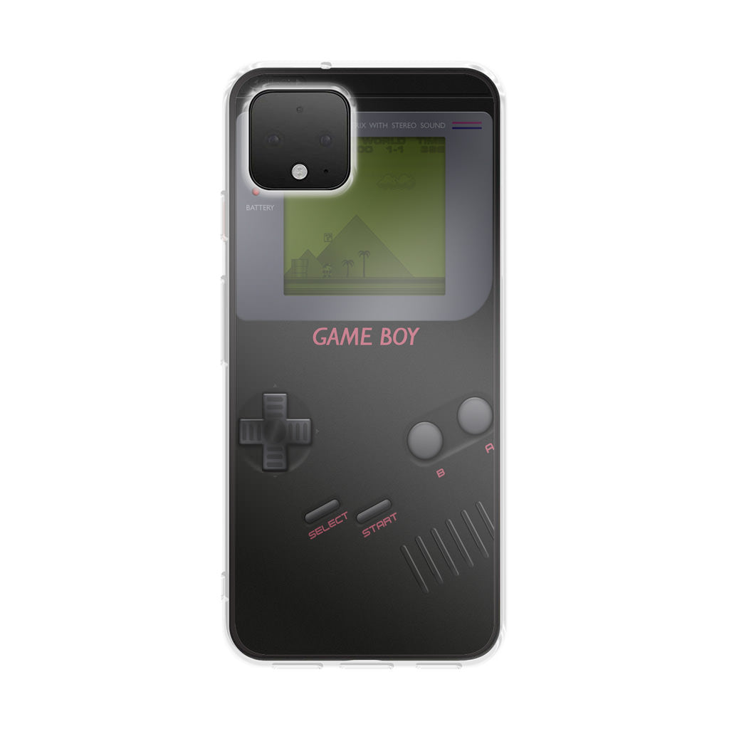 Game Boy Black Model Google Pixel 4 / 4a / 4 XL Case