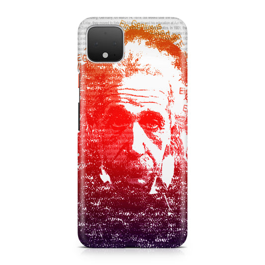 Albert Einstein Art Google Pixel 4 / 4a / 4 XL Case