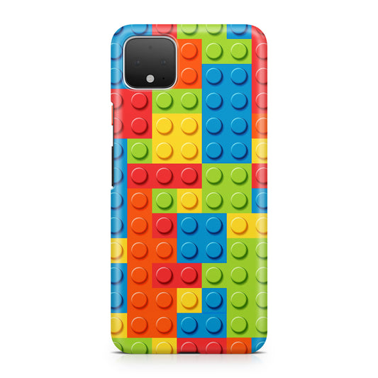 Blocks Rainbow Pattern Google Pixel 4 / 4a / 4 XL Case
