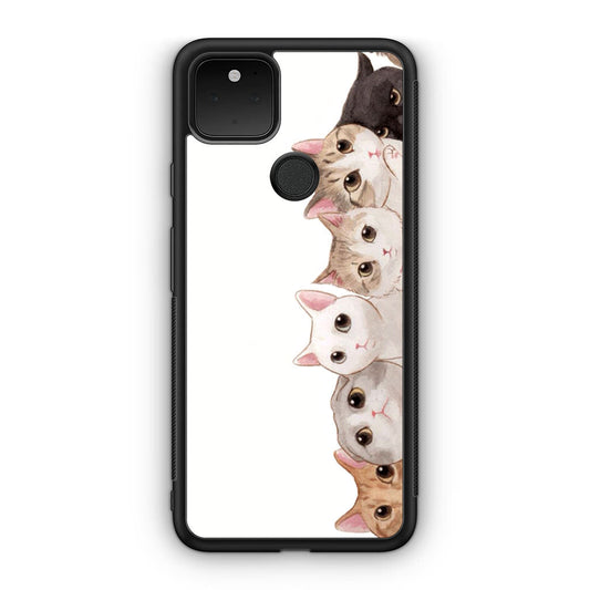 Cute Cats Vertical Google Pixel 5a Case