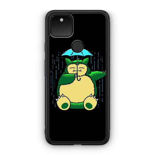 Cute Snorlax Umbrella Google Pixel 5 Case