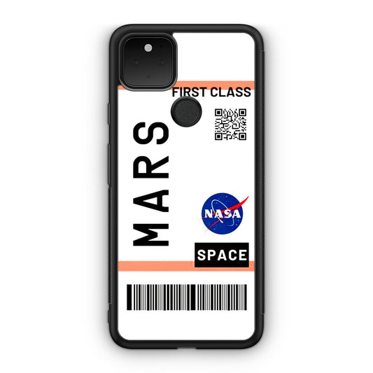 First Class Ticket To Mars Google Pixel 5 Case