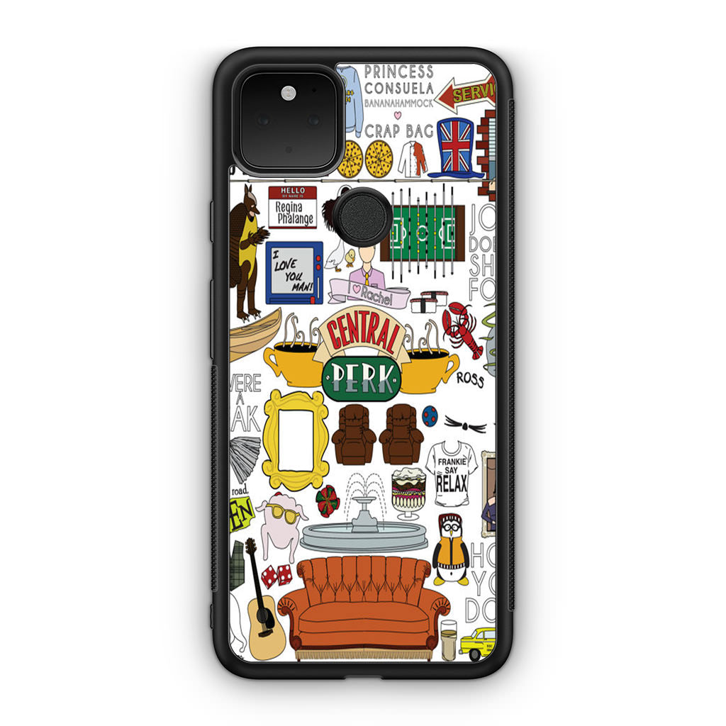 Friends TV Show Central Perk Sticker Google Pixel 5a Case