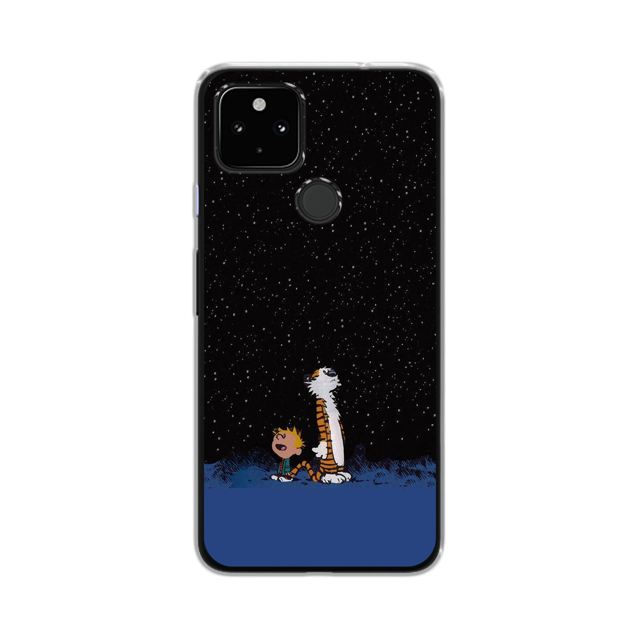 Calvin and Hobbes Space Google Pixel 5 Case