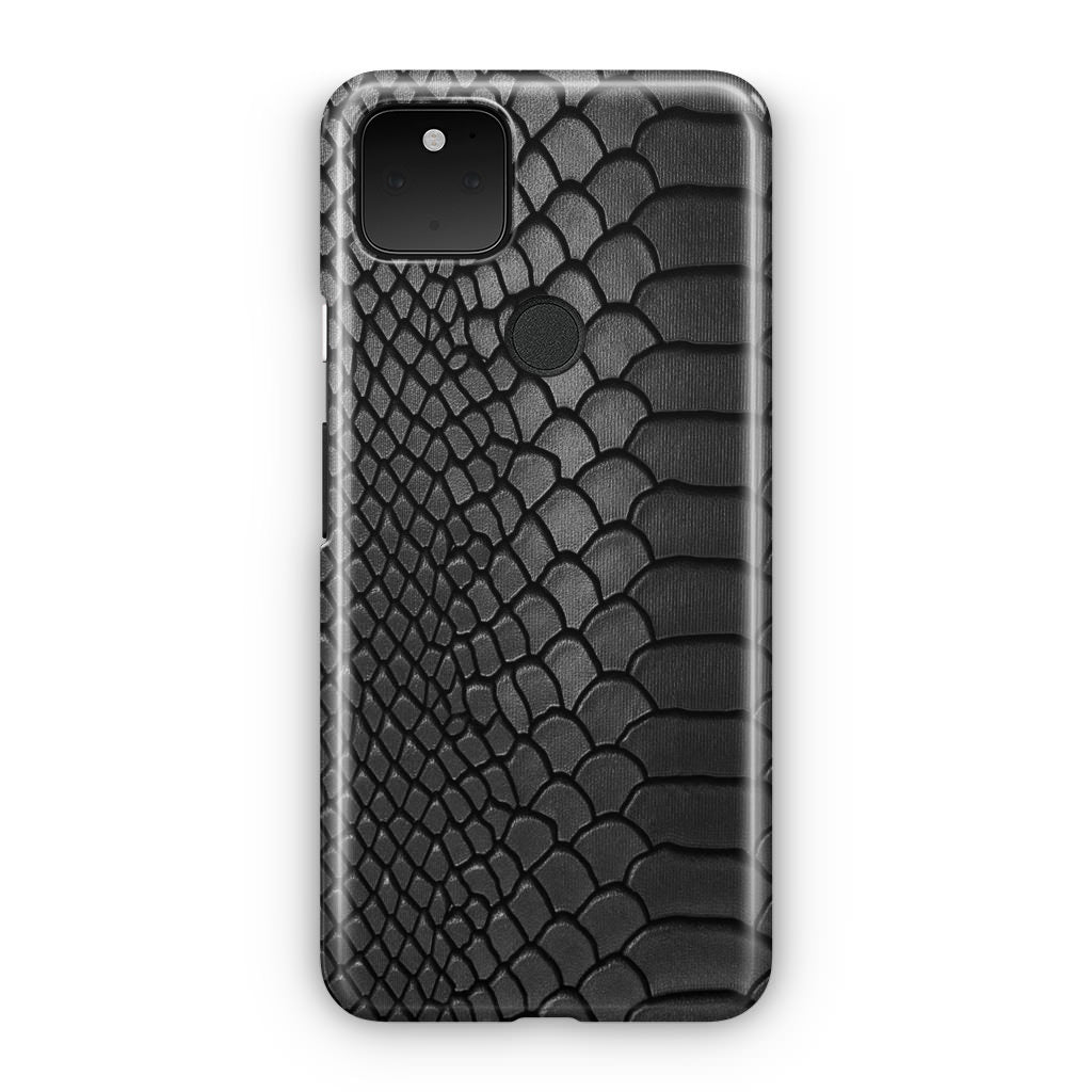 Black Snake Skin Texture Google Pixel 5 Case