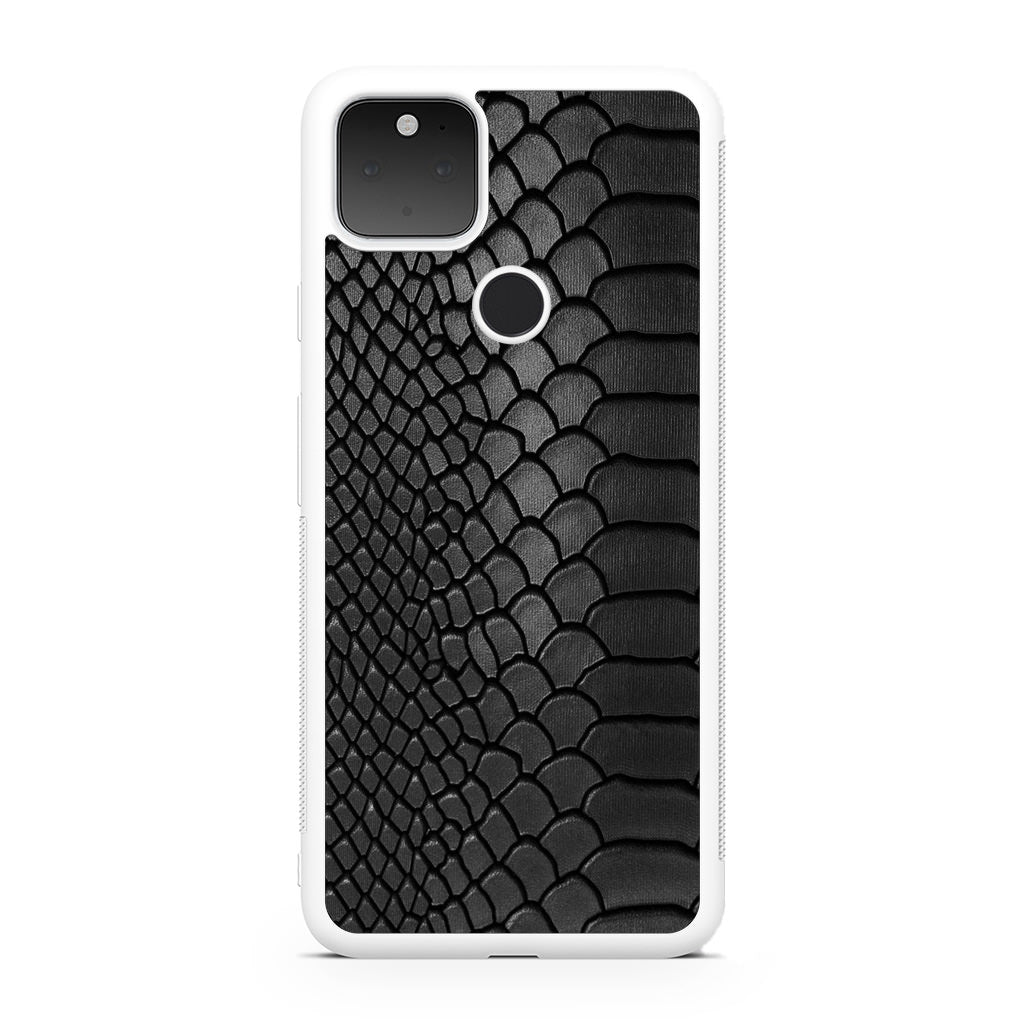 Black Snake Skin Texture Google Pixel 5 Case