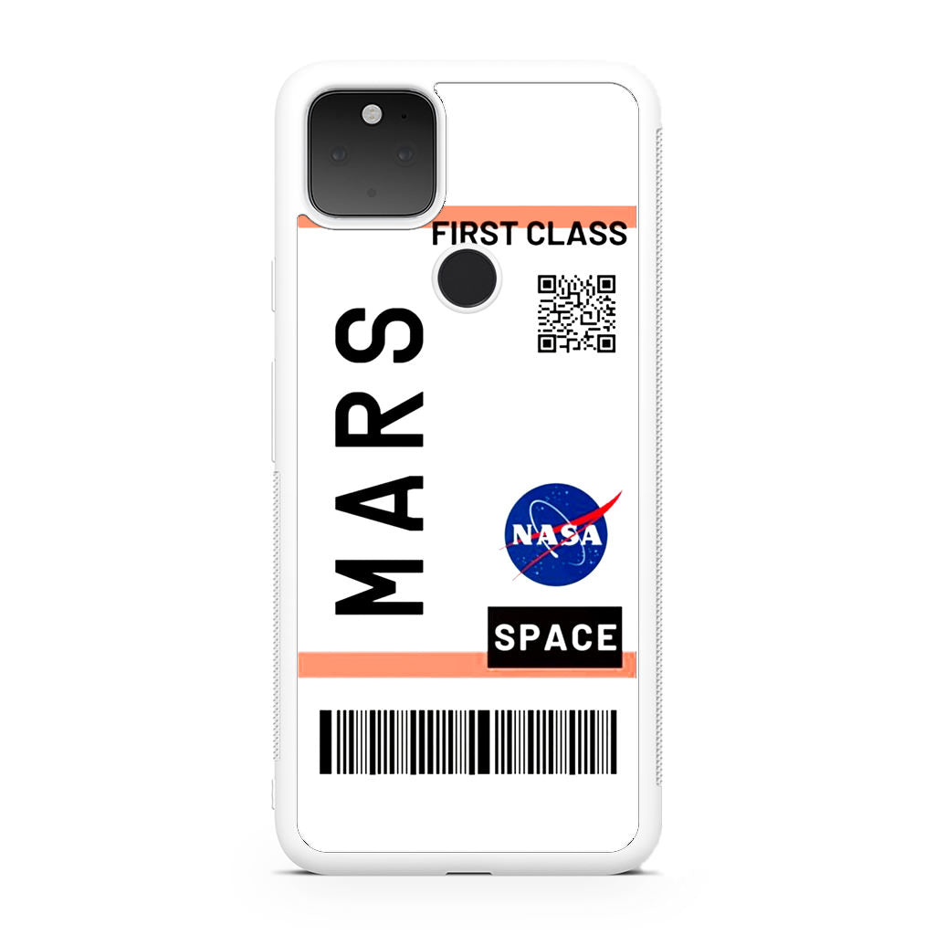 First Class Ticket To Mars Google Pixel 5 Case
