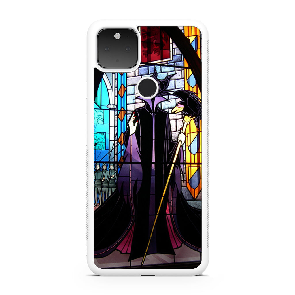 Maleficent Sleeping Beauty Glass Art Google Pixel 5 Case