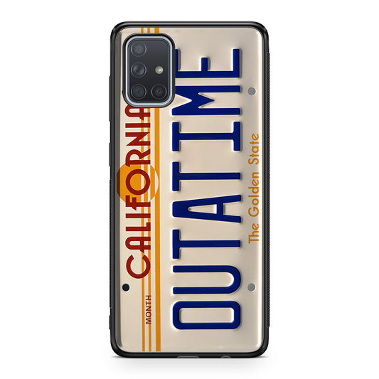 Back to the Future License Plate Outatime Galaxy A51 / A71 Case