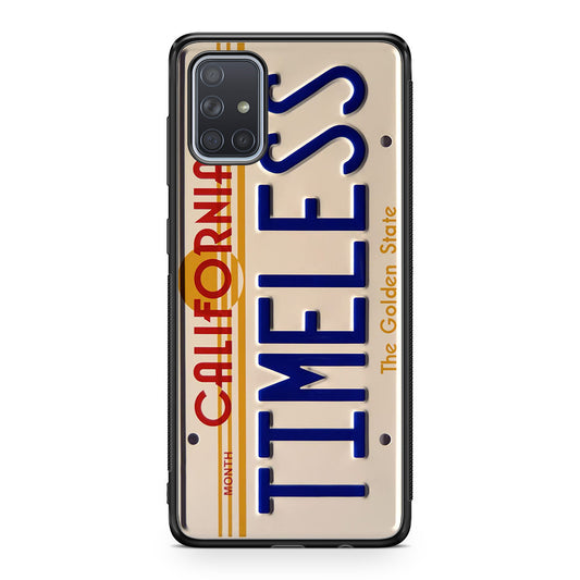 Back to the Future License Plate Timeless Galaxy A51 / A71 Case