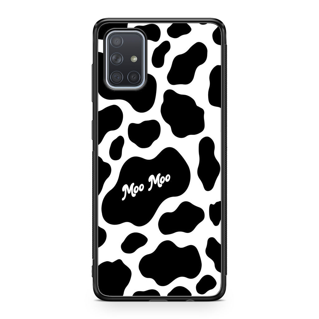 Moo Moo Pattern Galaxy A51 / A71 Case