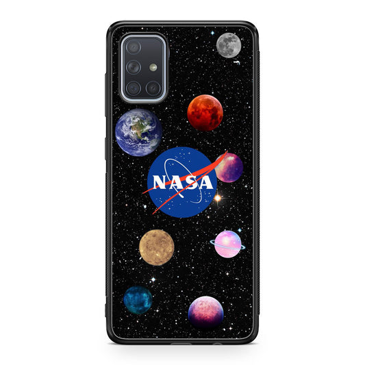 NASA Planets Galaxy A51 / A71 Case