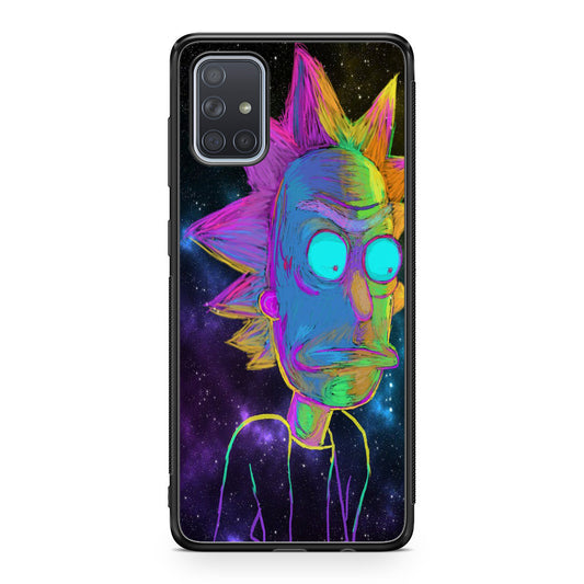 Rick Colorful Crayon Space Galaxy A51 / A71 Case