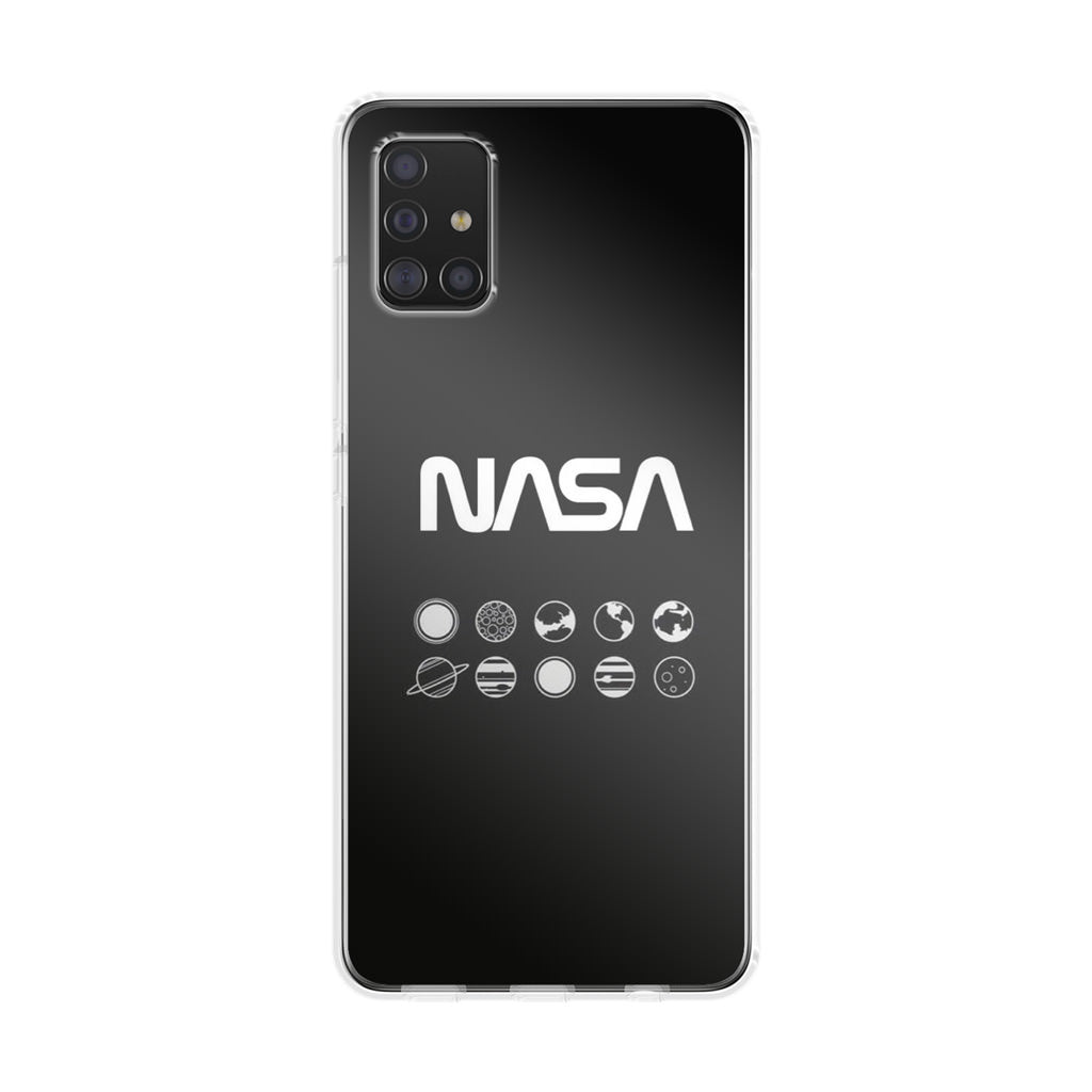 NASA Minimalist Galaxy A51 / A71 Case