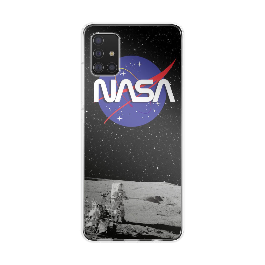 NASA To The Moon Galaxy A51 / A71 Case