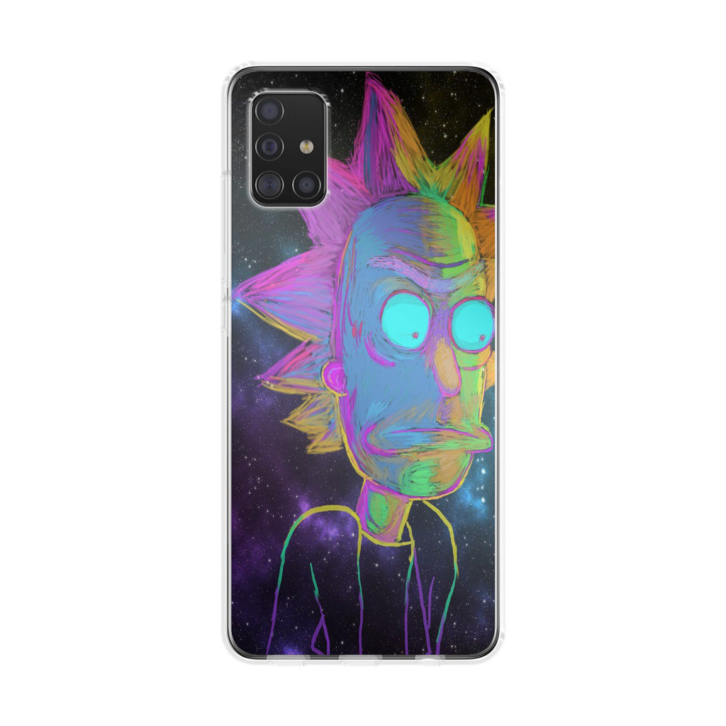 Rick Colorful Crayon Space Galaxy A51 / A71 Case