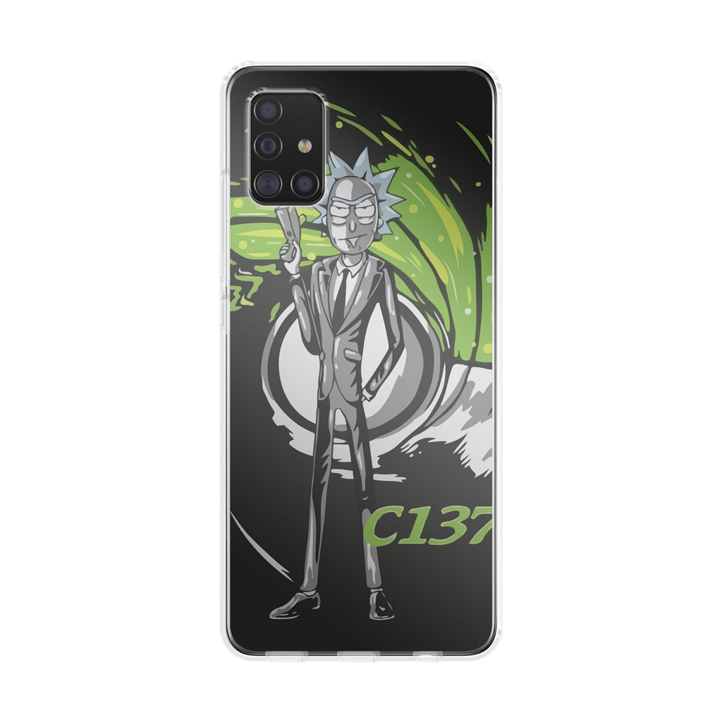 Rick Sanchez Agent C137 Galaxy A51 / A71 Case